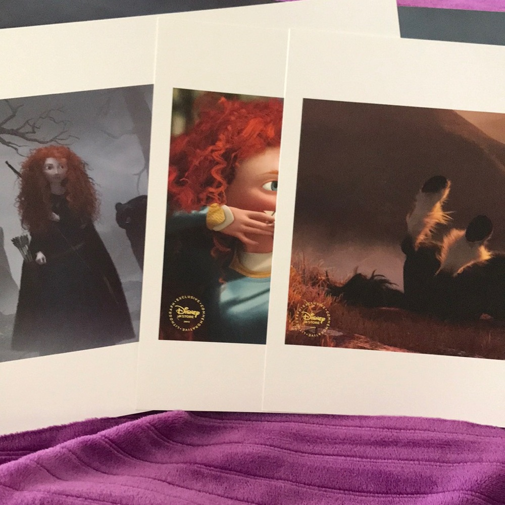 Disney Brave Lithographs